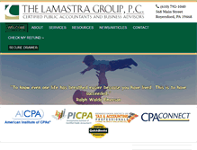 Tablet Screenshot of lamastragroup.com